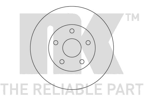 NF PARTS Piduriketas 204560NF